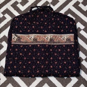 Vera Bradley Black Walnut Hanging Garment Bag